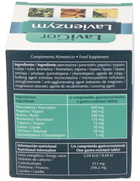 Lavienzym 120Grageas de Lavigor
