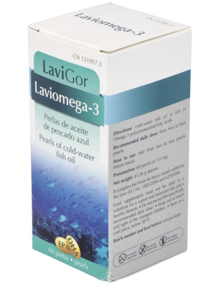 Laviomega 3 60Perlas de Lavigor