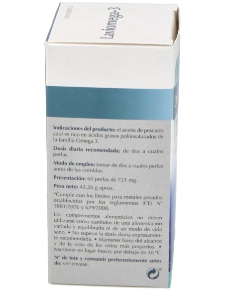 Laviomega 3 60Perlas de Lavigor