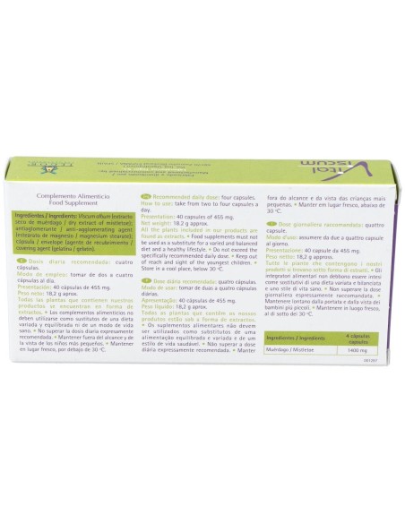 Vital Viscum 40 Capsulas de Tegor