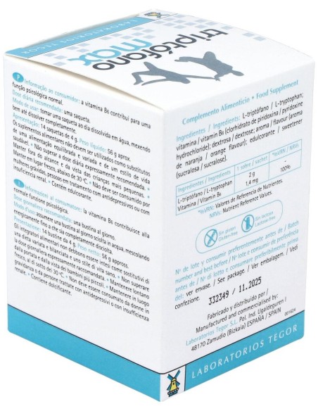 Triptofano Max 14 Sobres de Tegor