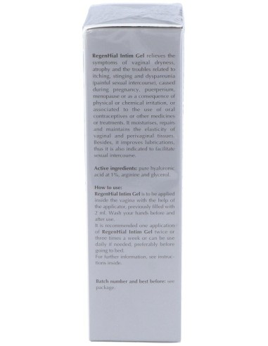 Regenhial Intim Gel 2X24Ml. de Lavigor