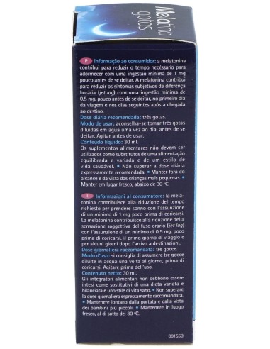 melatina gotas 30 ml.