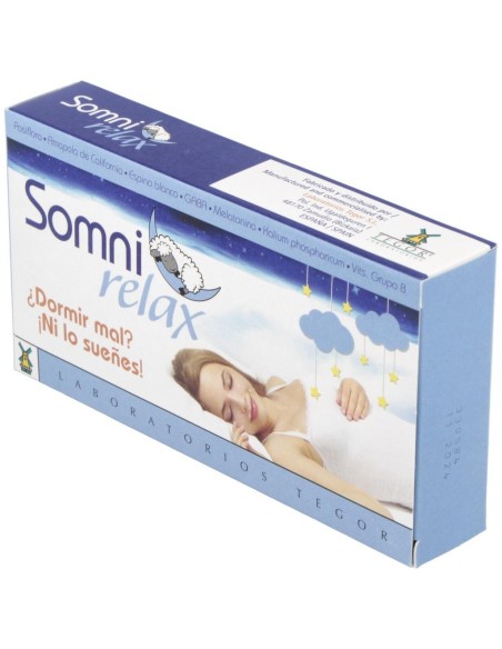 Somnirelax 40 Capsulas de Tegor