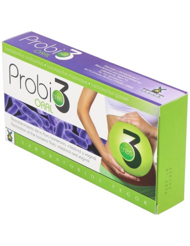 Probiotres 40 Capsulas de Tegor