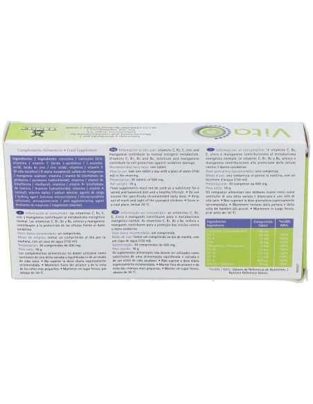 Vita Q 30 Comprimidos de Tegor