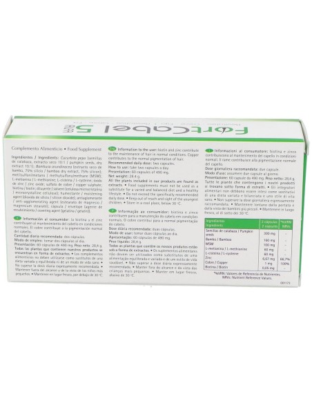 Fortcabel 5 Alfa 60 Capsulas de Tegor