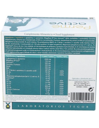 Permeactive 20 Sobres de Tegor