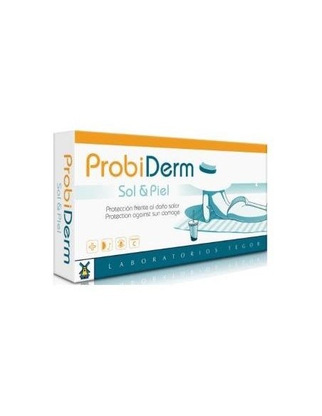 Probiderm Sol Y Piel 40 Capsulas de Tegor