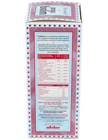 Prop Balm Jarabe 250Ml de Mielar