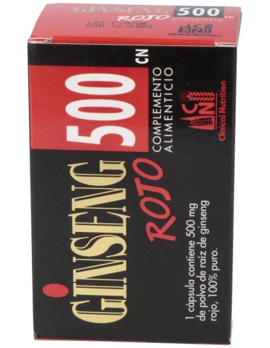 Ginseng Rojo 500Mg. 50Cap. de Cn Clinical Nutrition