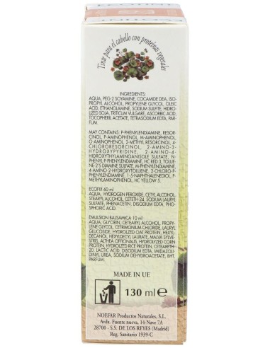 Castaño Claro Dorado Tinte Para Cabello de Ecotint