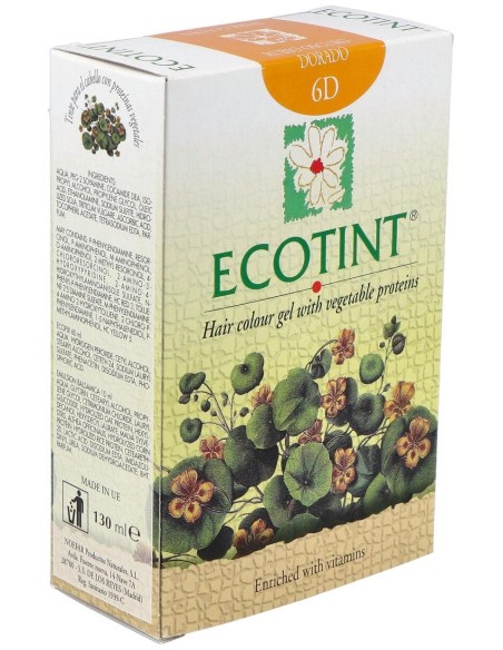 Rubio Oscuro Dorado Tinte Para Cabello de Ecotint