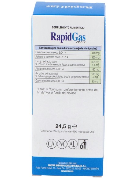 Rapidgas Plus Bio Tisana-20 Filtros de Noefar