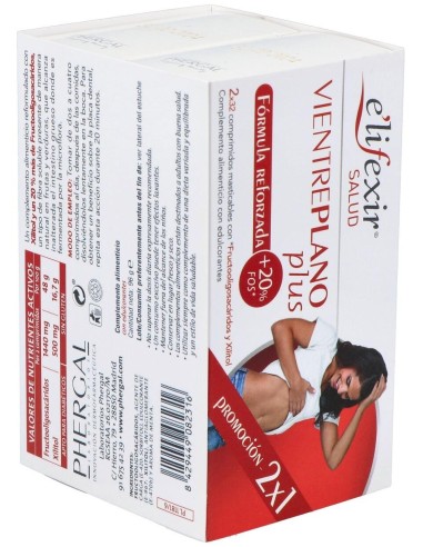 Elifexir Salud 2X1 Vientre Plano Plus 32+32Comp. de Elifexir