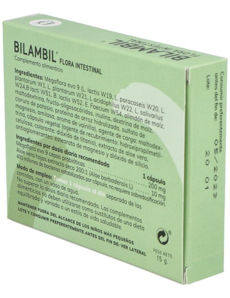 Bilambil Probiotico 30Cap. de Dimefar
