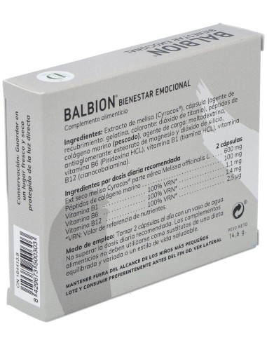 Calmadim Ansie-Stop (Balbion) 30Cap. de Dimefar