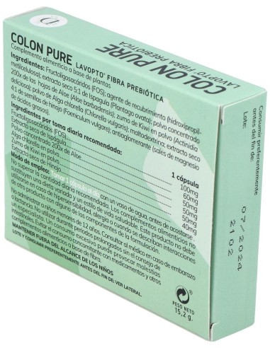 Colon Pure (Lavopto) 30Cap. de Dimefar