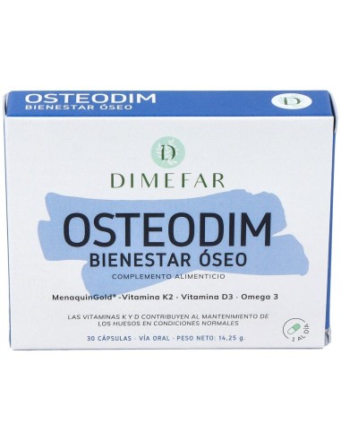 Osteodim Bienestar Oseo 30Cap. de Dimefar