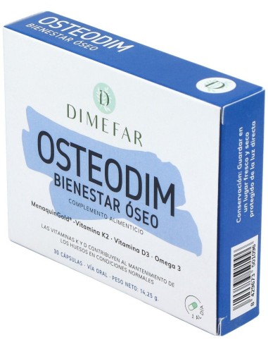 Osteodim Bienestar Oseo 30Cap. de Dimefar