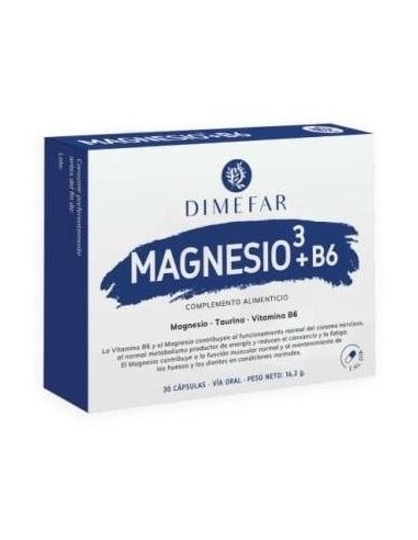 Magnesio3+B6 30Cap. de Dimefar
