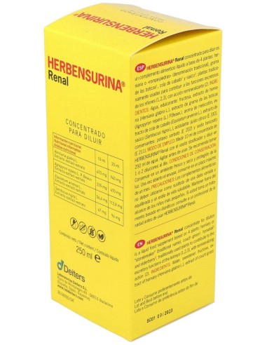 Herbensurina Concentrado Para Diluir 250Ml. de Deiters