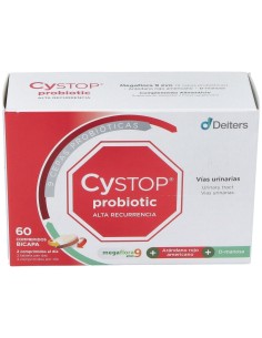 Cystop Probiotic Alta Recurrencia 60Comp. de Deiters 2