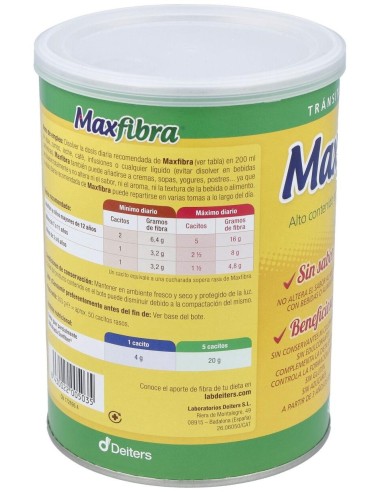 Maxfibra 200Gr. de Deiters