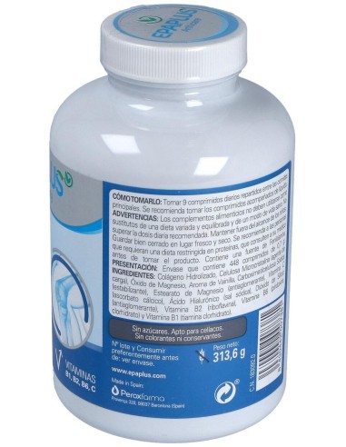 Epaplus Colageno+Hialuronico+Magnesio 448Comp. de Epa Plus