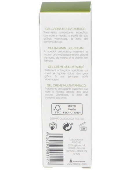 Cv Contorno De Ojos 15 Ml Ph 15ml de Atache