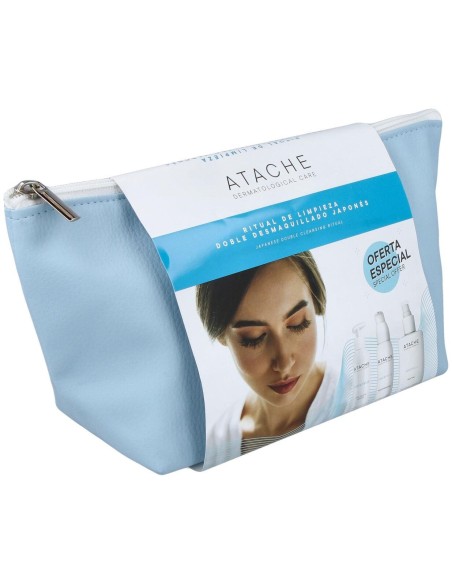 Neceser Limpieza Essentielle Aceite+Gel+Tonico. de Atache