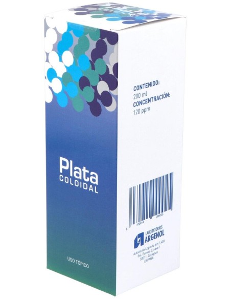 Plata Coloidal 120Ppm 200Ml. de Argenol