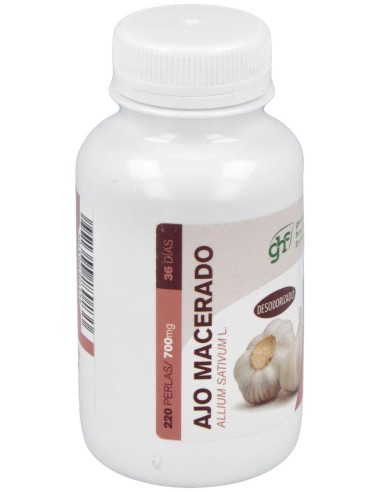 Ajo Macerado 500Mg. 220Perlas de Ghf