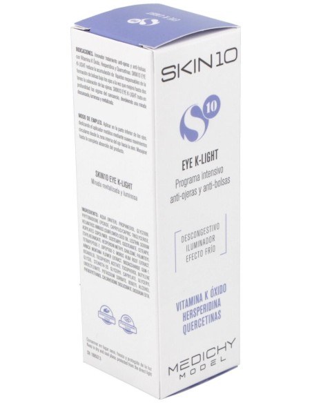 Skin10 Eye K-Light 10Ml. de Medichy Model