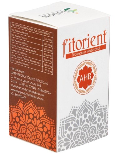 A.H.B. Armoniza Higado-Bazo 60Comp. Fitorient de Lumen