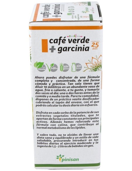 Cafe Verde Con Garcinia 500Ml. de Pinisan