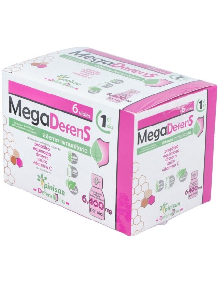 Mega Defens 6 Viales de 30 ml. de Pinisan