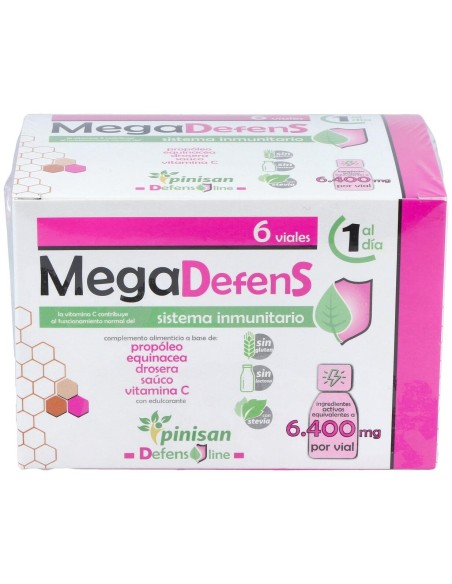 Mega Defens 6 Viales de 30 ml. de Pinisan