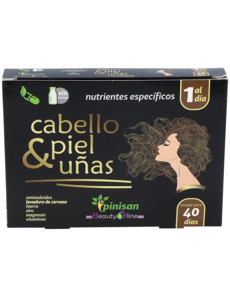 Cabello Piel Y Uñas 40Cap. de Pinisan