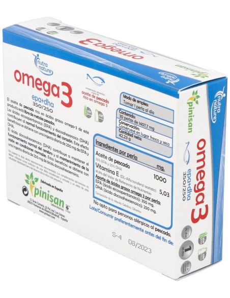 Omega 3 Epa+Dha 30Perlas de Pinisan