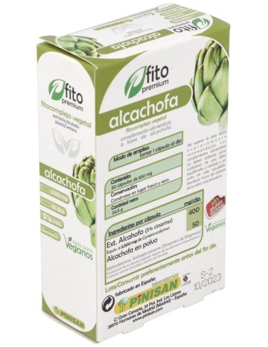 Fito Premium Alcachofa 30Cap. de Pinisan