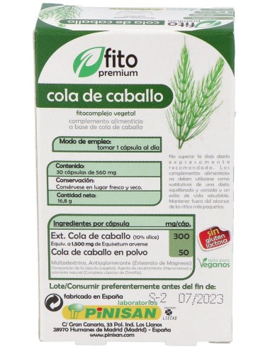 Fito Premium Cola De Caballo 30Cap. de Pinisan