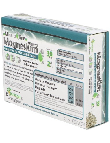 Mineraline Magnesium 60Cap. de Pinisan