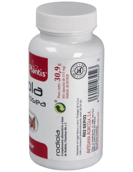 Rhodiola Plantis 60Cap. de Artesania