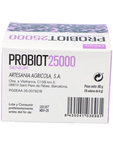 Probiot 25.000 Senior 15Sbrs. de Artesania