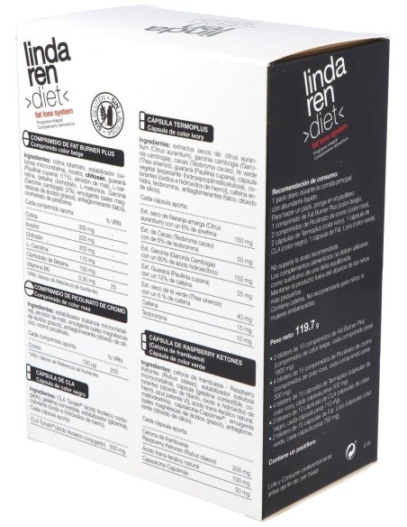 Fat Loss Lindaren Diet 30Packs de Artesania