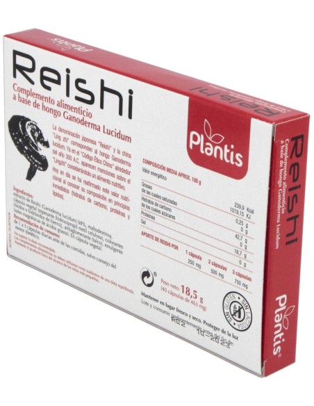 Reishi Plantis 40 Cap. de Artesania