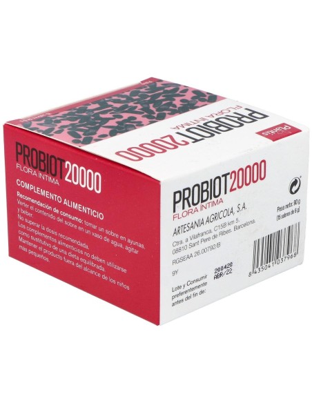 Probiot 20.000 Flora Intima 15Sbrs. de Artesania