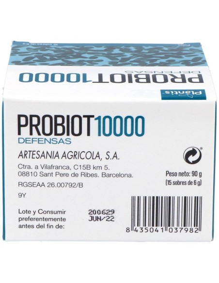 Probiot 10000 Defensas 15X6 G de Artesania