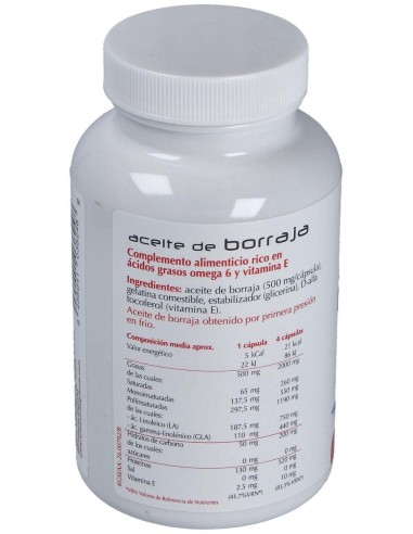 Aceite Borraja Plantis 120 Cap de Artesania